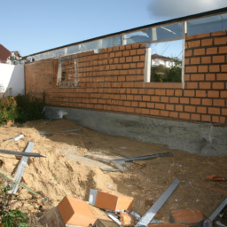 Agrandissement terrasse pour espace de jeu pour enfants Les Avirons